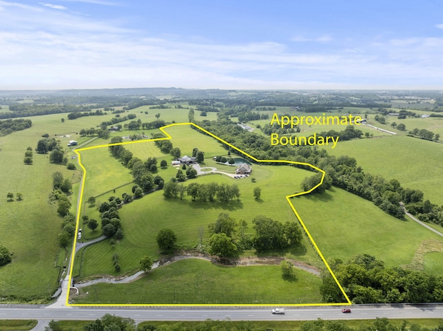 4111 Stanford Rd, Danville, KY 40422 - view of rural area featuring property boundaries highlighted
