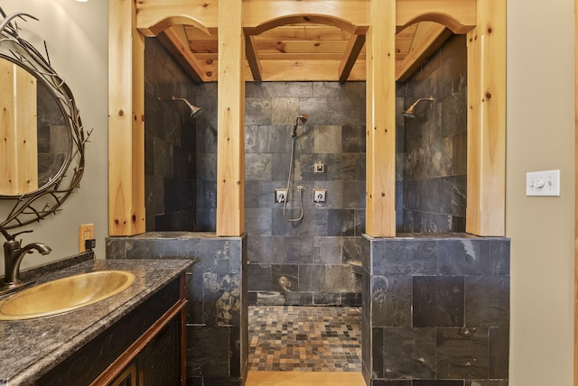 4111 Stanford Rd, Danville, KY 40422 - full bathroom featuring vanity and walk in shower