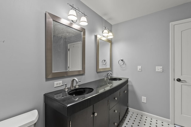 4111 Stanford Rd, Danville, KY 40422 - bathroom with double vanity and toilet