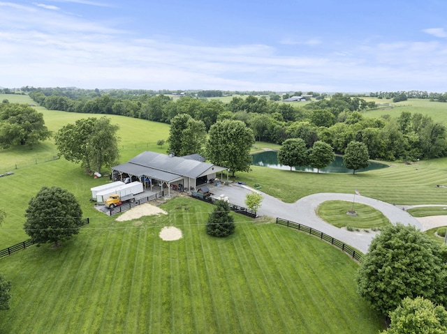 4111 Stanford Rd, Danville, KY 40422 - overview of rural landscape featuring a nearby body of water