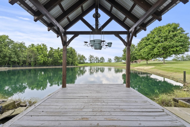 4111 Stanford Rd, Danville, KY 40422 - dock featuring a water view