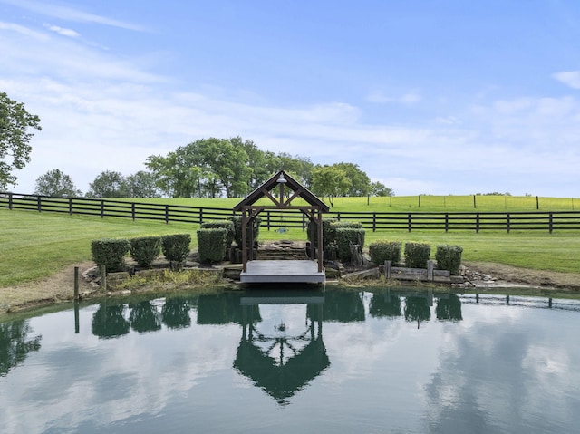 4111 Stanford Rd, Danville, KY 40422 - view of pool with a gazebo and a water view