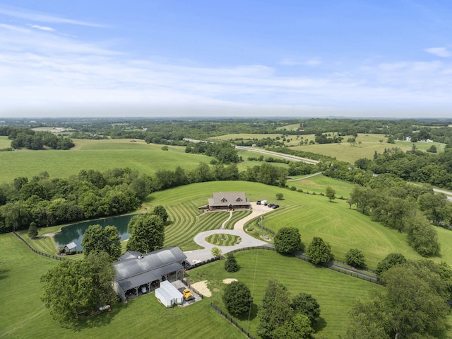 4111 Stanford Rd, Danville, KY 40422 - overview of rural landscape featuring a large body of water