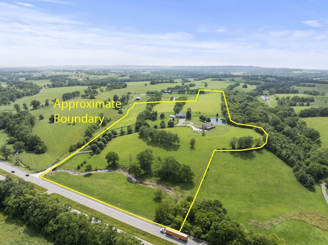 4111 Stanford Rd, Danville, KY 40422 - view of rural area featuring property parcel outlined