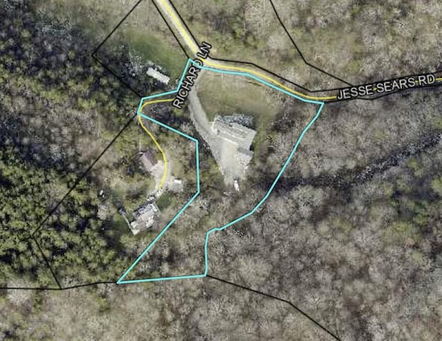 265 Jesse Sears Rd, Somerset, KY 42501 - map of property location featuring property boundaries highlighted