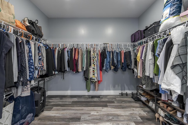 2562 High Bridge Rd, Lancaster, KY 40444 - spacious closet with wood finished floors