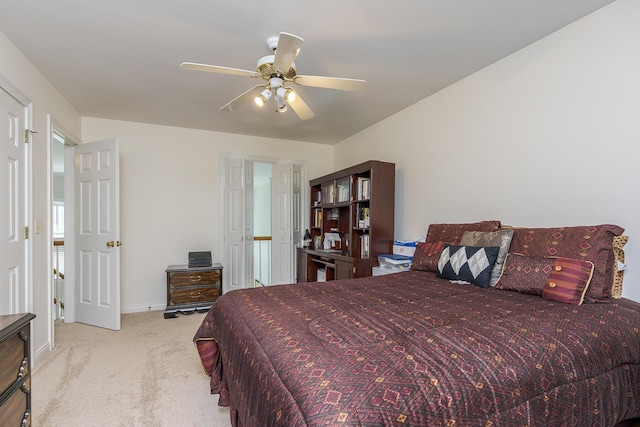 4129 Amberwood Ct, Lexington, KY 40513 - carpeted bedroom with baseboards and a ceiling fan