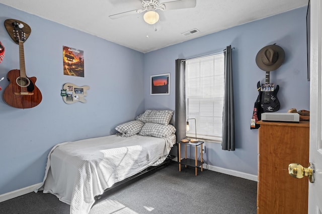 1008 Marshall Park Dr, Georgetown, KY 40324 - carpeted bedroom with a ceiling fan and baseboards