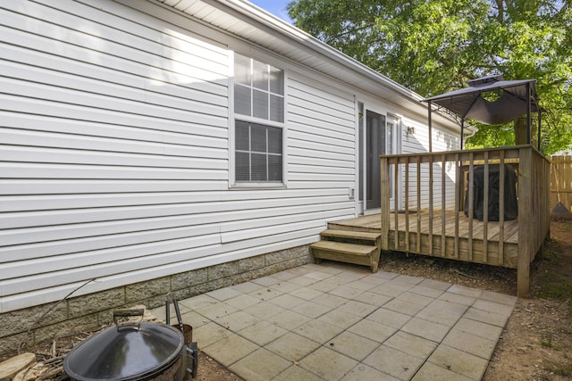 1008 Marshall Park Dr, Georgetown, KY 40324 - view of patio featuring a deck and a grill