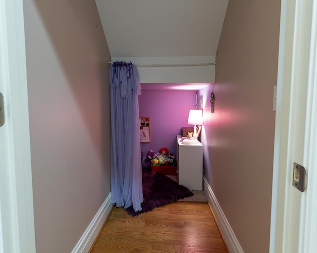 168 Master Ct, Hustonville, KY 40437 - hallway featuring wood finished floors and baseboards
