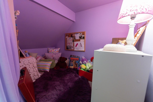 168 Master Ct, Hustonville, KY 40437 - bedroom with lofted ceiling and carpet flooring