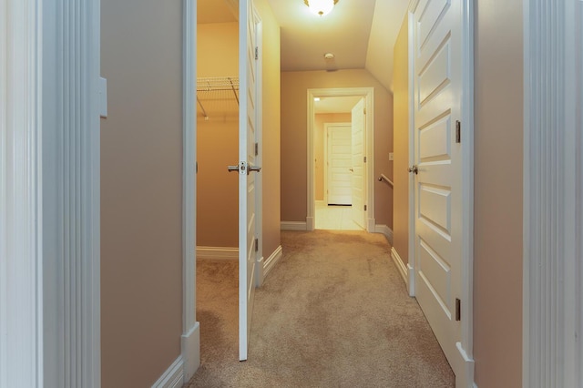 168 Master Ct, Hustonville, KY 40437 - hallway featuring light carpet and baseboards