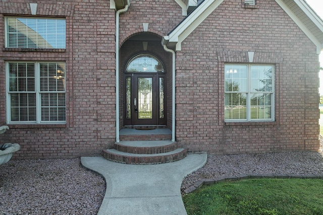 168 Master Ct, Hustonville, KY 40437 - entrance to property featuring brick siding
