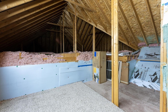 168 Master Ct, Hustonville, KY 40437 - view of unfinished attic