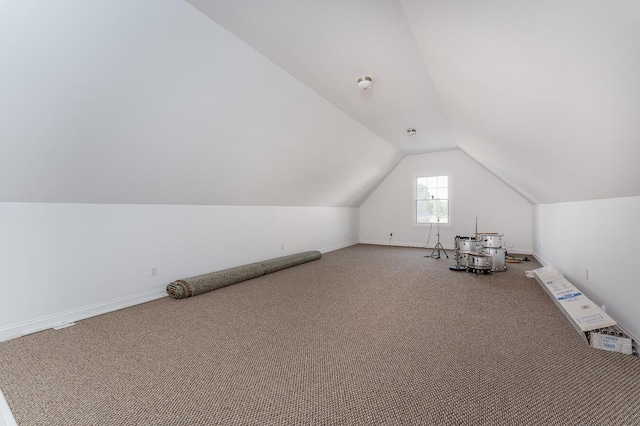 168 Master Ct, Hustonville, KY 40437 - additional living space featuring carpet flooring and lofted ceiling