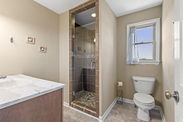 106 Louisa Ln, Georgetown, KY 40324 - full bath featuring a stall shower, vanity, and tile patterned floors