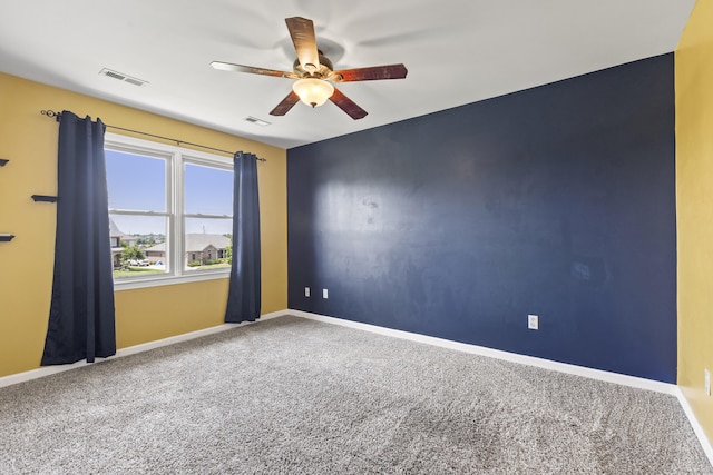106 Louisa Ln, Georgetown, KY 40324 - empty room with ceiling fan and carpet floors
