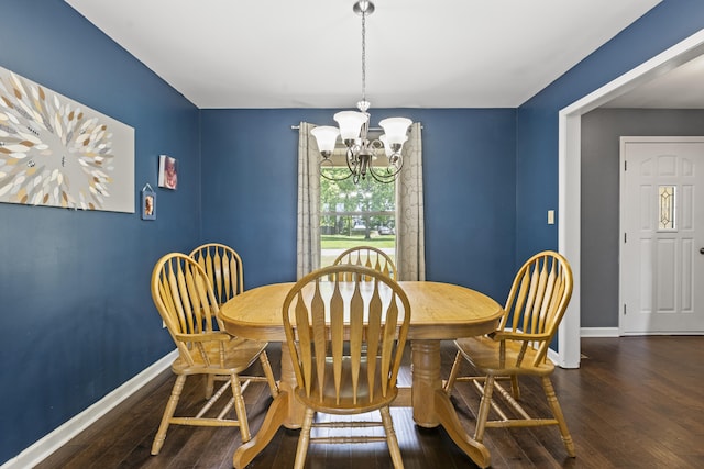 106 Louisa Ln, Georgetown, KY 40324 - dining space with a chandelier and wood finished floors
