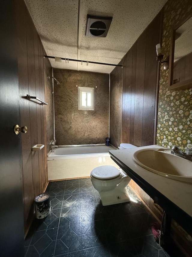 4625 Bardstown Rd, Lawrenceburg, KY 40342 - bathroom with shower / washtub combination, vanity, and tile patterned floors
