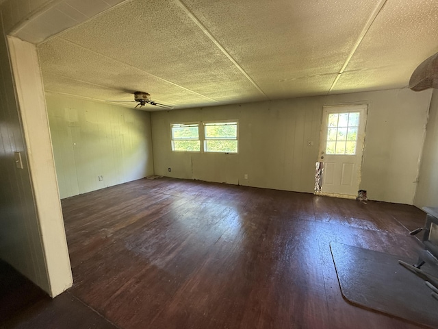 4625 Bardstown Rd, Lawrenceburg, KY 40342 - empty room with healthy amount of natural light, wood finished floors, and ceiling fan