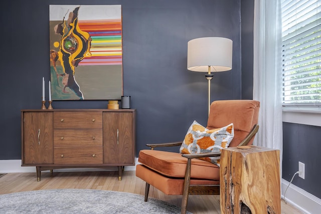 321 Center St, Berea, KY 40403 - sitting room featuring wood finished floors and baseboards