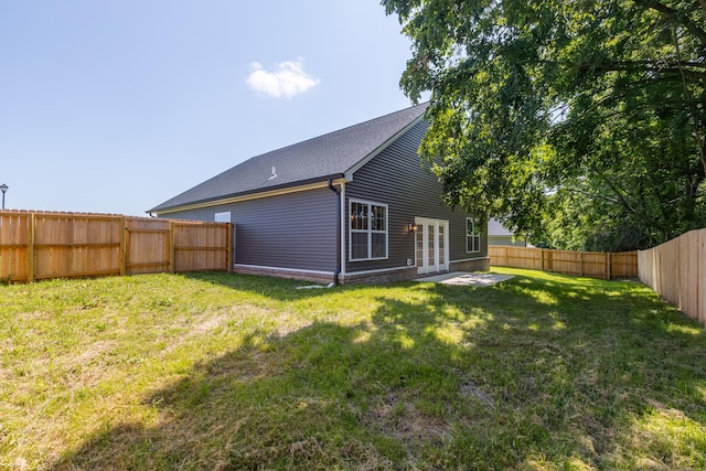 128 Bethany Trce, Lancaster, KY 40444 - back of property featuring french doors and a fenced backyard