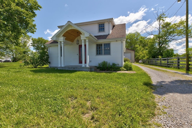 1831 Kiddville Rd, Winchester, KY 40391 - view of front facade with covered porch and roof with shingles