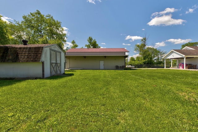 1831 Kiddville Rd, Winchester, KY 40391 - view of green lawn with a storage unit