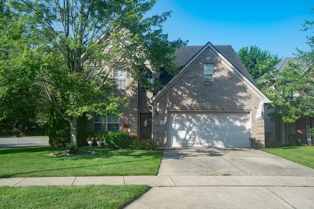 3265 Scottish Trce, Lexington, KY 40509 - view of front of house featuring brick siding, driveway, and a front yard