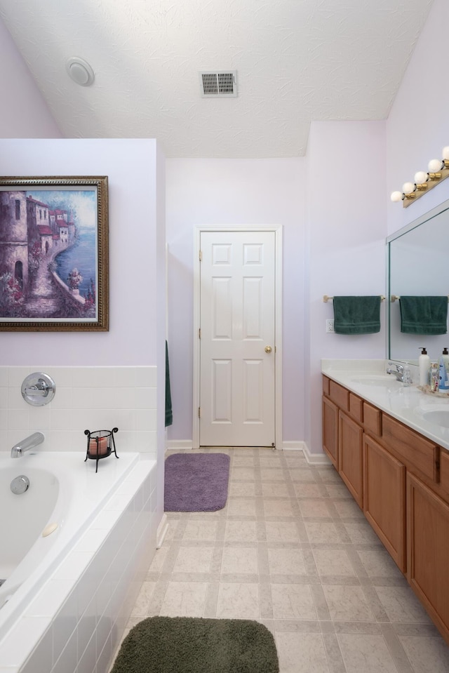 3265 Scottish Trce, Lexington, KY 40509 - bathroom featuring a garden tub and double vanity