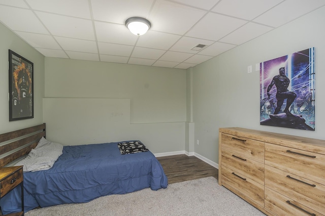 3224 Orchard Grass Rd, Lexington, KY 40509 - bedroom with a paneled ceiling and wood finished floors