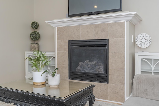 3224 Orchard Grass Rd, Lexington, KY 40509 - detailed view of a tile fireplace