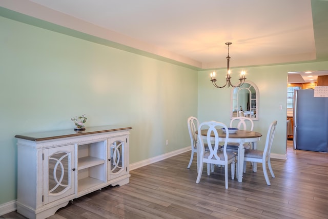 196 Herndon Ln, Berea, KY 40403 - dining area with a chandelier and wood finished floors