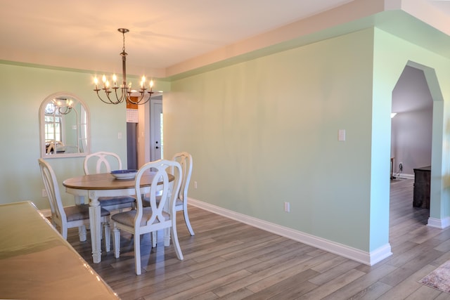 196 Herndon Ln, Berea, KY 40403 - dining room with a chandelier and light wood finished floors