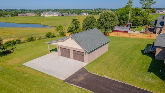 196 Herndon Ln, Berea, KY 40403 - bird's eye view of a nearby body of water