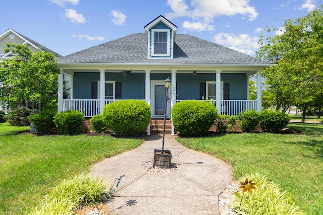 101 Rock Bridge Ct, Georgetown, KY 40324 - bungalow-style home featuring a porch, a shingled roof, and a front lawn