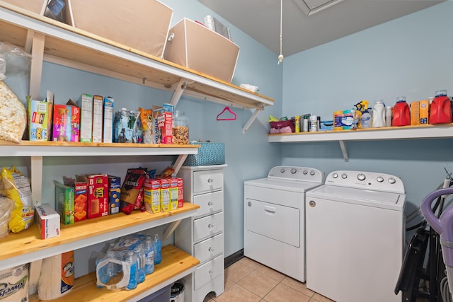 101 Rock Bridge Ct, Georgetown, KY 40324 - laundry room featuring independent washer and dryer and light tile patterned flooring
