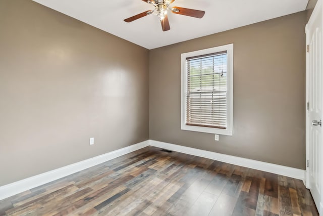 274 Singleton Waynesburg Rd, Eubank, KY 42567 - empty room featuring a ceiling fan and wood finished floors