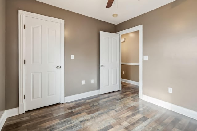274 Singleton Waynesburg Rd, Eubank, KY 42567 - unfurnished bedroom featuring wood finished floors and ceiling fan