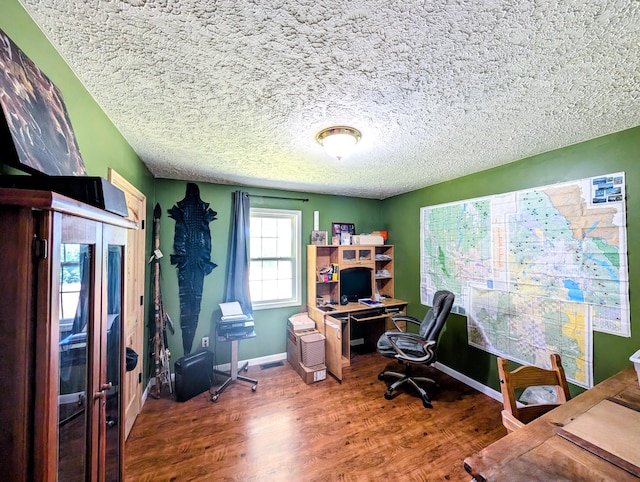 1260 Old Way Rd, London, KY 40741 - office space featuring wood finished floors and a textured ceiling