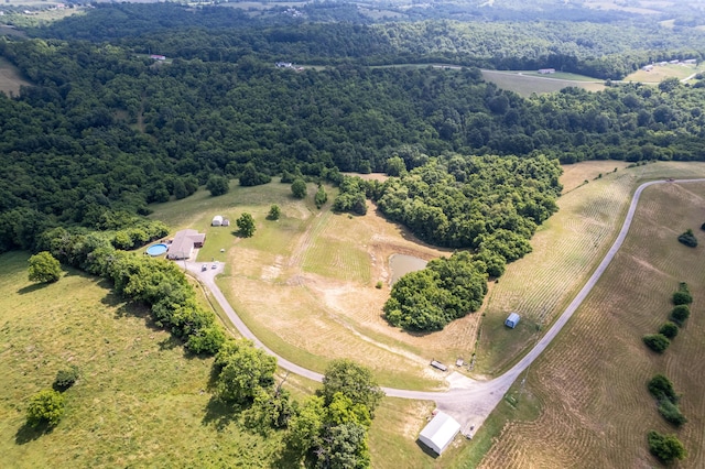 494 Janice Ln, Owingsville, KY 40360 - overview of rural landscape featuring a forest