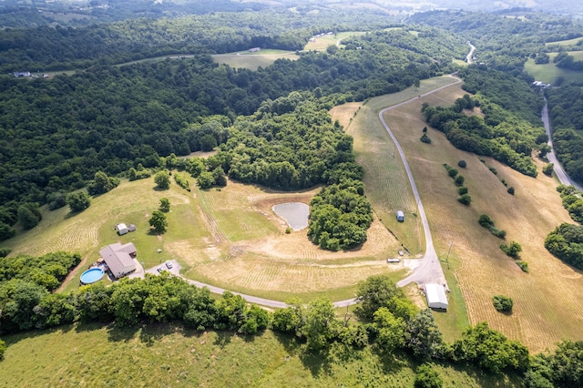 494 Janice Ln, Owingsville, KY 40360 - drone / aerial view of a forest