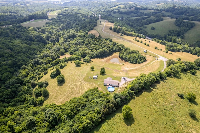 494 Janice Ln, Owingsville, KY 40360 - aerial view of sparsely populated area featuring a forest