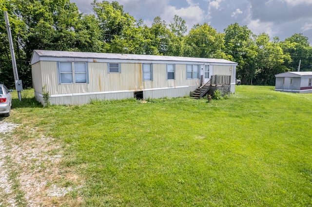494 Janice Ln, Owingsville, KY 40360 - manufactured / mobile home featuring a front yard