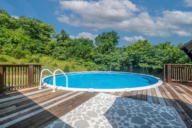 494 Janice Ln, Owingsville, KY 40360 - outdoor pool with a wooden deck