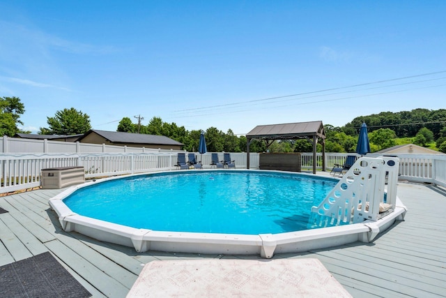 997 Copper Creek Rd, Berea, KY 40403 - view of pool featuring a deck and a gazebo