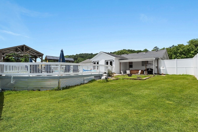 997 Copper Creek Rd, Berea, KY 40403 - back of house featuring a deck