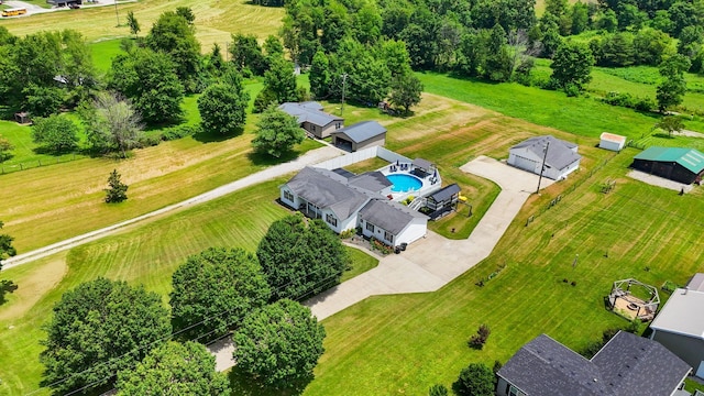 997 Copper Creek Rd, Berea, KY 40403 - drone / aerial view of a pool area