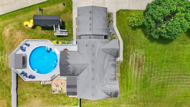 997 Copper Creek Rd, Berea, KY 40403 - aerial view of a pool