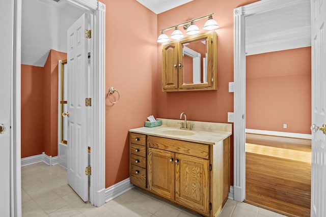 117 Richland Dr, Richmond, KY 40475 - full bathroom featuring vanity and tile patterned flooring